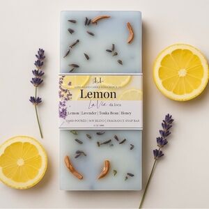 Lemon La Vie Snap Bar Wax Melts | Lemon, Lavender, Tonka Bean & Honey | 3 oz Bar